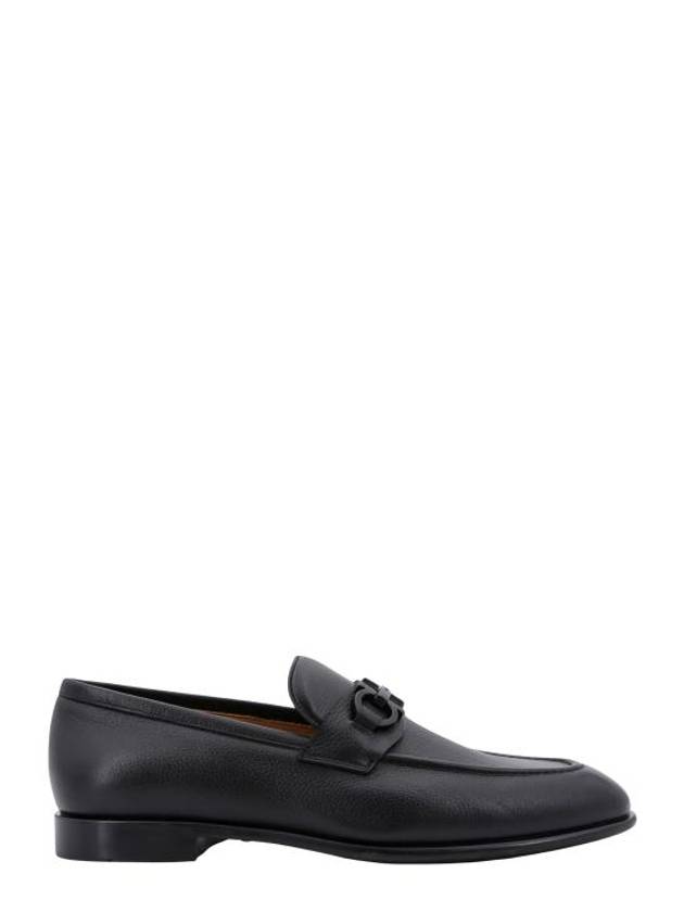 Men's Penny Calfskin Loafers Black - SALVATORE FERRAGAMO - BALAAN 1