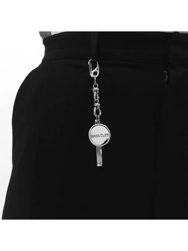 Coin Pendant Chain Key Holder Silver - BASSCLEF - BALAAN 3