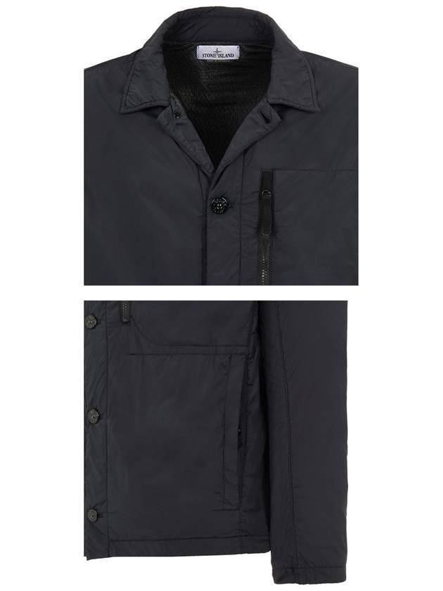 Skin Touch Nylon Garment Dyed Jacket Black - STONE ISLAND - BALAAN 6