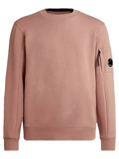 Diagonal Raised Fleece Sweatshirt Pink - CP COMPANY - BALAAN 2