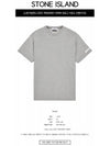 Micro Graphic Arm Logo Printing Short Sleeve T-Shirt Grey - STONE ISLAND - BALAAN 3