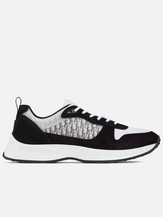 Oblique B25 Runner Low Top Sneakers Black - DIOR - BALAAN 3