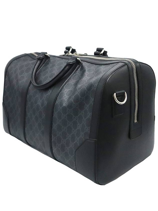 Gucci 474131 Black GG Soft Supreme Canvas Carry On Duffle Bag Travel 2WAY - GUCCI - BALAAN 5