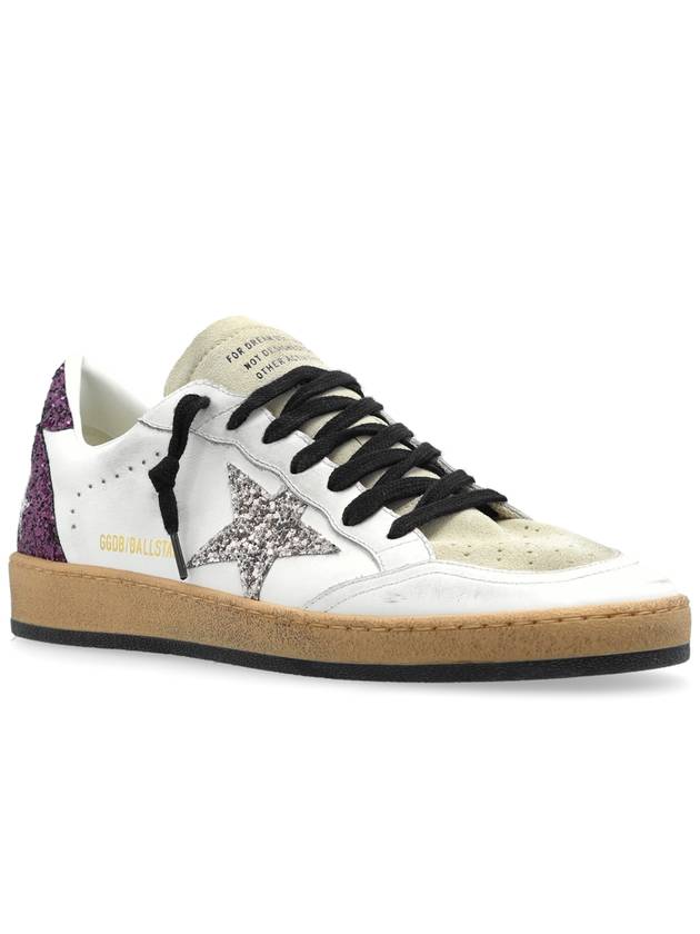 Deluxe Brand Ball Star Lace-Up Low Top Sneakers White - GOLDEN GOOSE - BALAAN 5