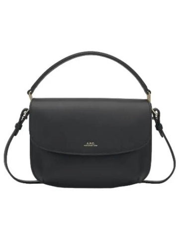 Mini Sarah Shoulder Bag Black - A.P.C. - BALAAN 1