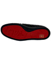 Roller Boat Spike Suede Slip-Ons Black - CHRISTIAN LOUBOUTIN - BALAAN 7