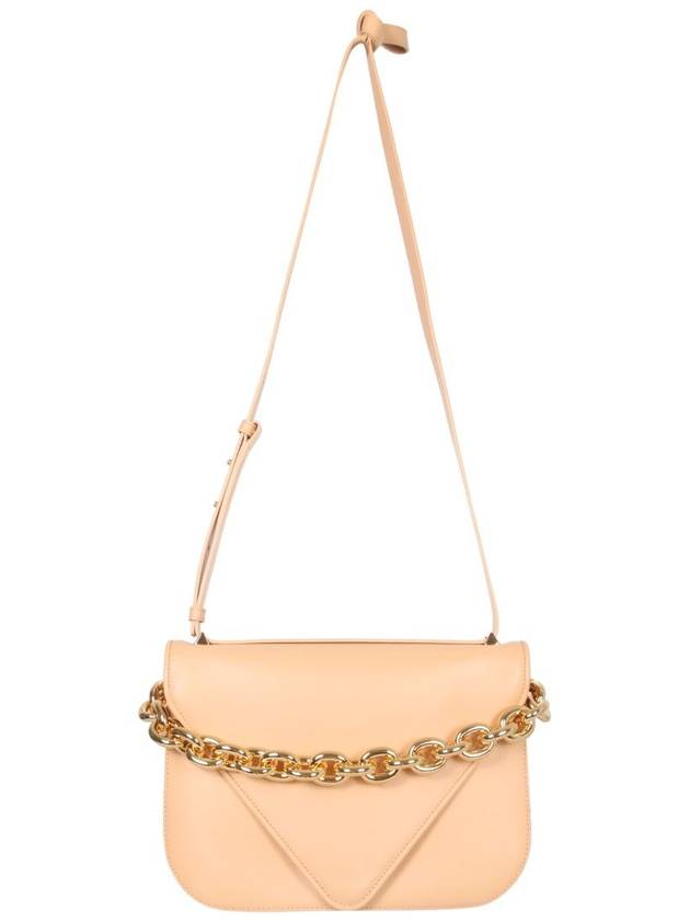 Mounted Chain Medium Shoulder Bag Almond - BOTTEGA VENETA - BALAAN 2