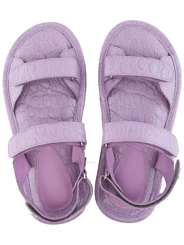 By Far Ladies Purple Haze Croco Embossed Gideon Sandals, Brand Size 37 ( US Size 7 ) - BY FAR - BALAAN 3