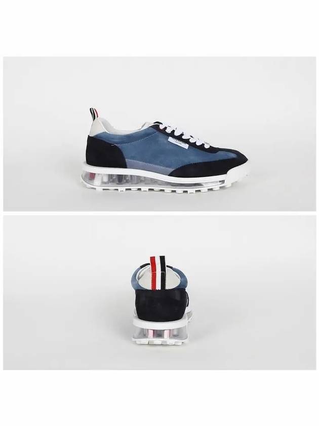 Tech Runner Low Top Sneakers Navy - THOM BROWNE - BALAAN 4