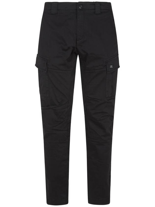 Straight Pants 16CMPA057A005694G999 Black - CP COMPANY - BALAAN 2