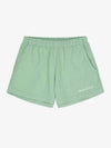 Embroidered Logo Cotton Shorts Mint - SPORTY & RICH - BALAAN 2