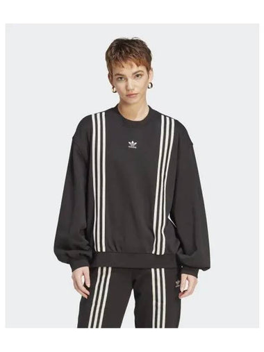 adidas 70s 3S Sweatshirt Black IK7869 - ADIDAS - BALAAN 1