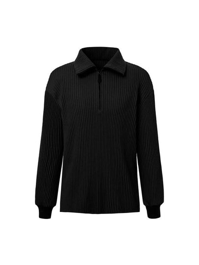 Men's Soft Pleated Knit Top Black - MONPLISSE - BALAAN 2