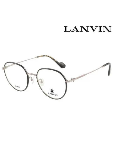 Glasses Frame LNV255SLB 036 Round Titanium Women s - LANVIN - BALAAN 1