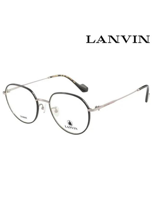 Glasses Frame LNV255SLB 036 Round Titanium Women s - LANVIN - BALAAN 2