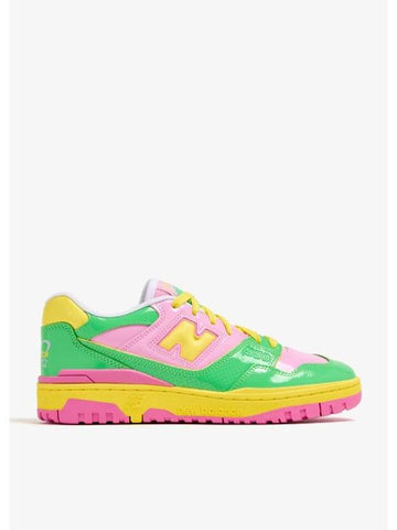 550 Y2K Low Top Sneakers Pink Palm Leaf - NEW BALANCE - BALAAN 1