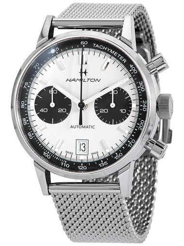 Hamilton American Classic Chronograph Automatic White Dial Men's Watch H38416111 - HAMILTON - BALAAN 1