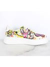 Graffiti print platform sneakers 8 5 275 - GUCCI - BALAAN 8