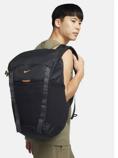 Hike Backpack 27L Black Anthracite Total Orange DJ9677 011 - NIKE - BALAAN 2