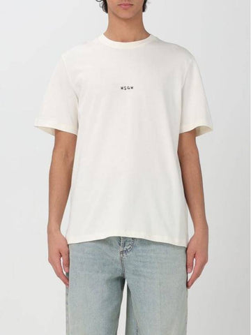 Short Sleeve T-Shirt 3640MM550247002 02 Yellow Cream - MSGM - BALAAN 1