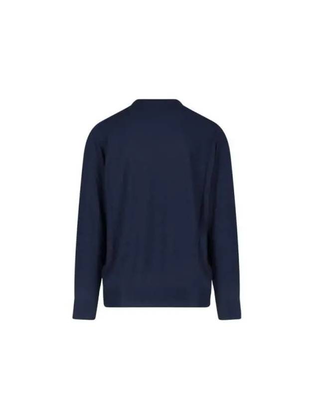 Men's Super Light Crew Neck Knit Top Navy - LORO PIANA - BALAAN 3