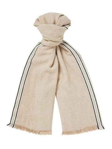 cashmere scarf beige - BRUNELLO CUCINELLI - BALAAN 1