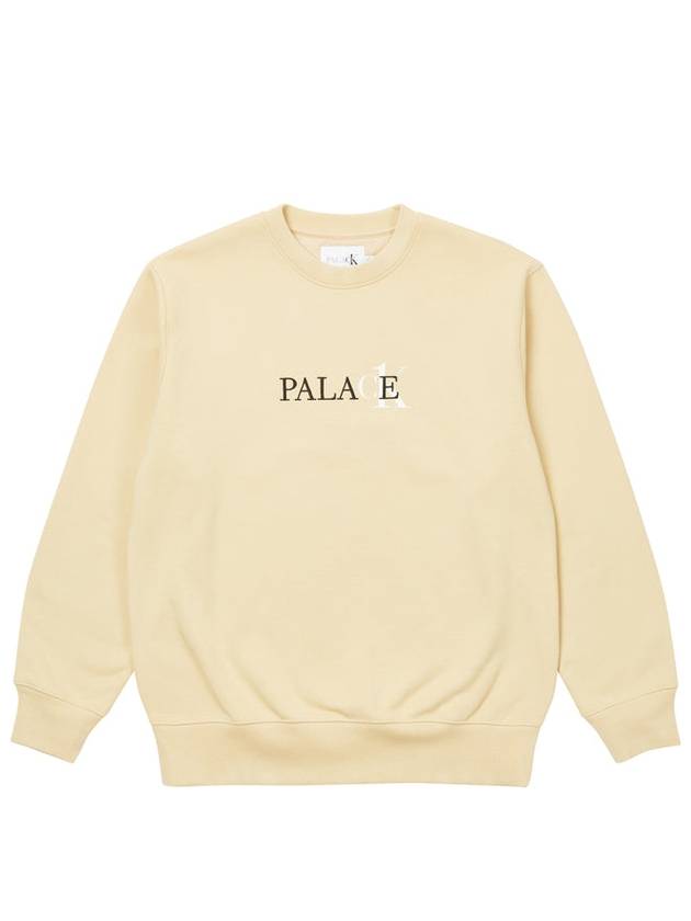 Calvin Klein Crew Neck Wheat CK1 Crew Wheat - PALACE - BALAAN 1