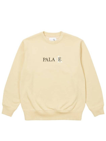 Calvin Klein Crew Neck Wheat CK1 Crew Wheat - PALACE - BALAAN 1