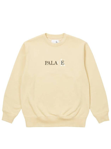 Calvin Klein Crew Neck Wheat CK1 Crew Wheat - PALACE - BALAAN 1