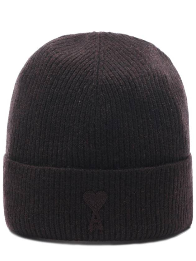 Men s Beanie Ami Alexandre Mattiussi Cashmere Hat Brown - AMI - BALAAN 2