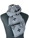 Essential Monogram Wool Scarf Black - LOUIS VUITTON - BALAAN 3