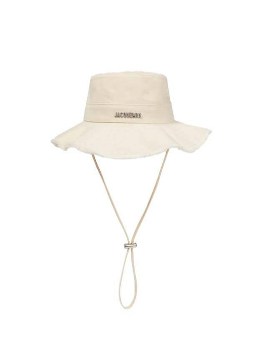 Le Bob Artichaut Bucket Hat Off White - JACQUEMUS - BALAAN 1