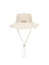 Le Bob Artichaut Bucket Hat Off White - JACQUEMUS - BALAAN 1