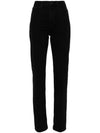 Mid Rise Denim Straight Jeans Black - SAINT LAURENT - BALAAN 1