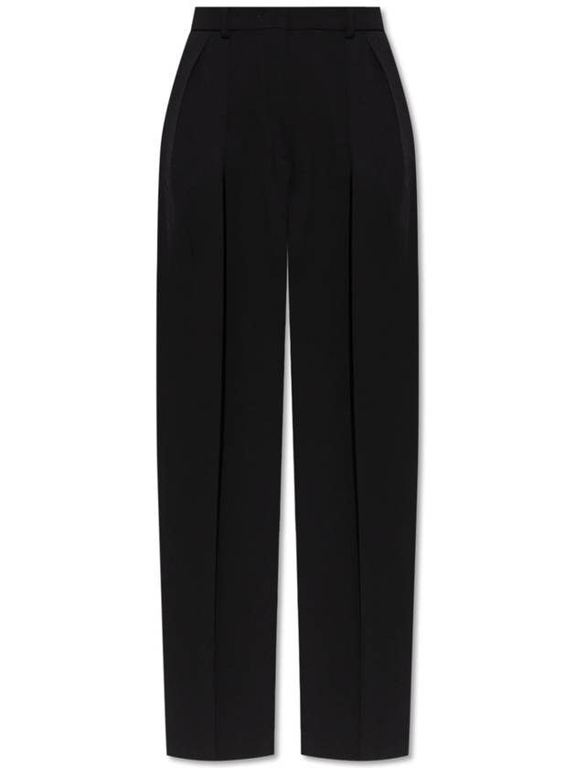 Sportmax Wool Trousers, Women's, Black - MAX MARA SPORTMAX - BALAAN 1