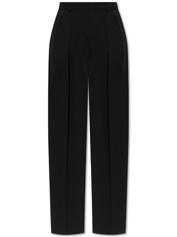 Sportmax Wool Trousers, Women's, Black - MAX MARA SPORTMAX - BALAAN 1