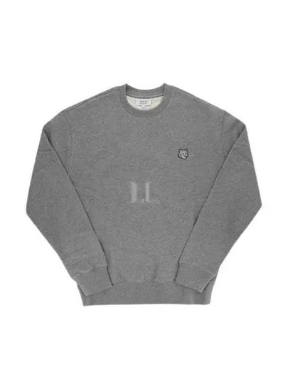 Bold Fox Head Cotton Sweatshirt Grey - MAISON KITSUNE - BALAAN 2