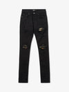 AMI RI Aloha Skinny Fit Denim Pants Nero MDS001018 - AMIRI - BALAAN 1