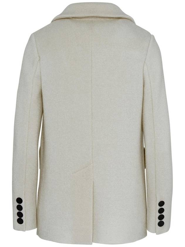 Charlott White Wool Coat - CHARLOTT - BALAAN 3