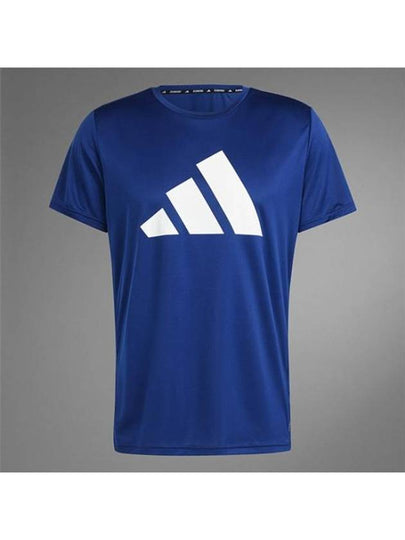 Run It Short Sleeve T-Shirt Blue - ADIDAS - BALAAN 2