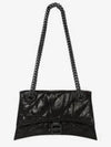 Crush Chain Strap Small Shoulder Bag Black - BALENCIAGA - BALAAN 2