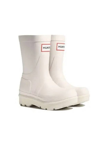 UNISEX Original 2 0 Short Rain Boots White Willow UFS7000RMAWHW - HUNTER - BALAAN 1