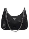 Women s 1BH204 Re edition nylon polka dot shoulder cross bag - PRADA - BALAAN 2