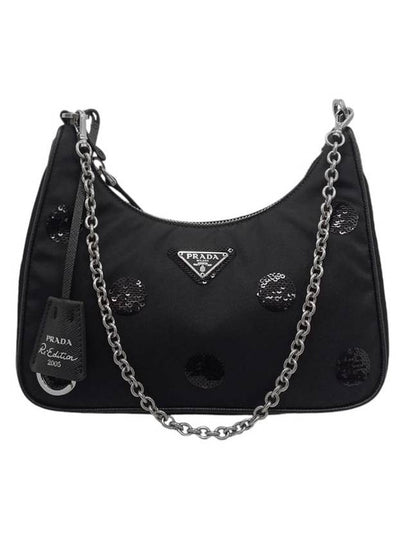 Women s 1BH204 Re edition nylon polka dot shoulder cross bag - PRADA - BALAAN 2