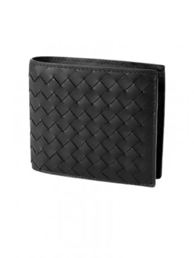 Intrecciato Half Wallet Black - BOTTEGA VENETA - BALAAN 2