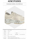 Rockaway Tumbled Low Top Sneakers White - ACNE STUDIOS - BALAAN 3