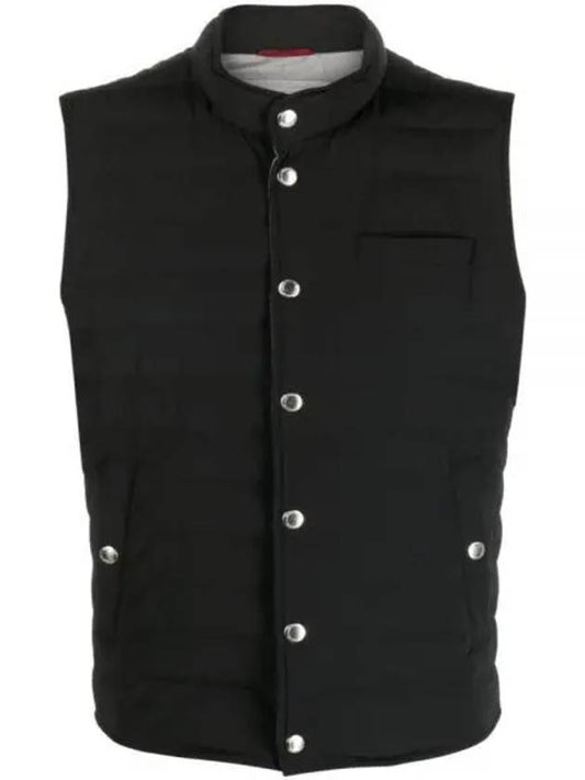 Quilting Nylon Down Vest Black - BRUNELLO CUCINELLI - BALAAN 2