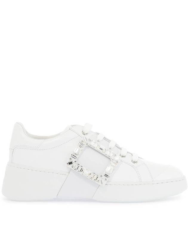 Viv' Skate Buckle Low Top Sneakers White - ROGER VIVIER - BALAAN 2