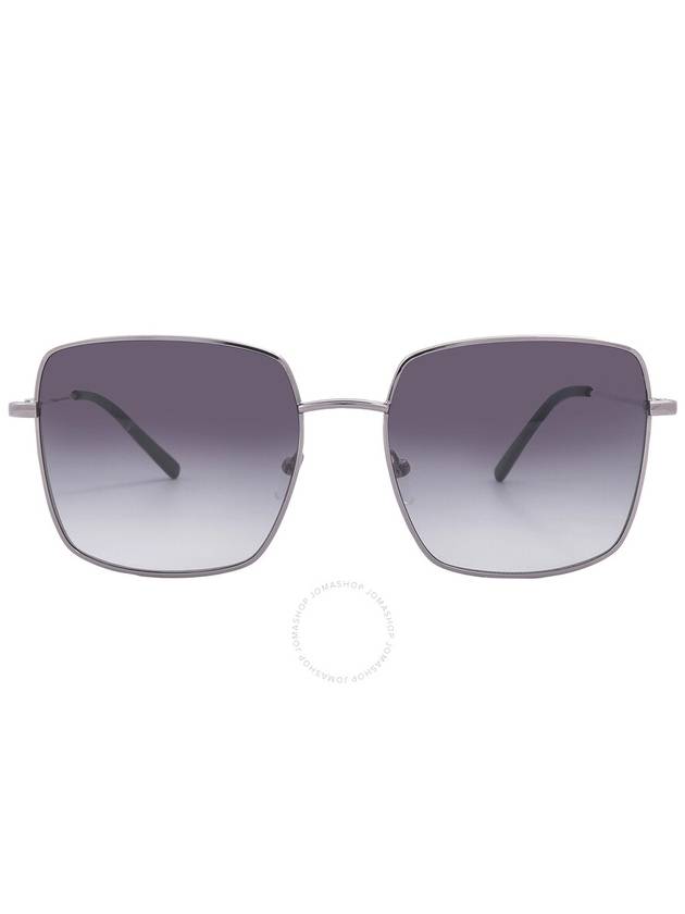 Calvin Klein Grey Gradient Square Ladies Sunglasses CK22121S 051 57 - CALVIN KLEIN - BALAAN 1