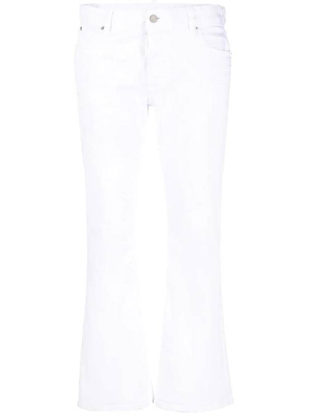 bell bottom jeans white - DSQUARED2 - BALAAN 2